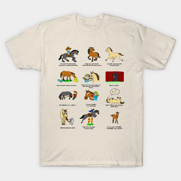 Horsing Around T-Shirt by PamperedPets